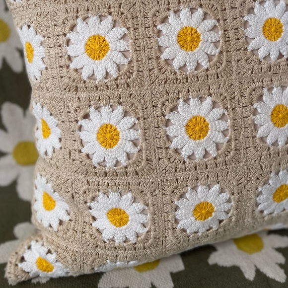 Crochet Throw Pillow - Picture 2 of 5
